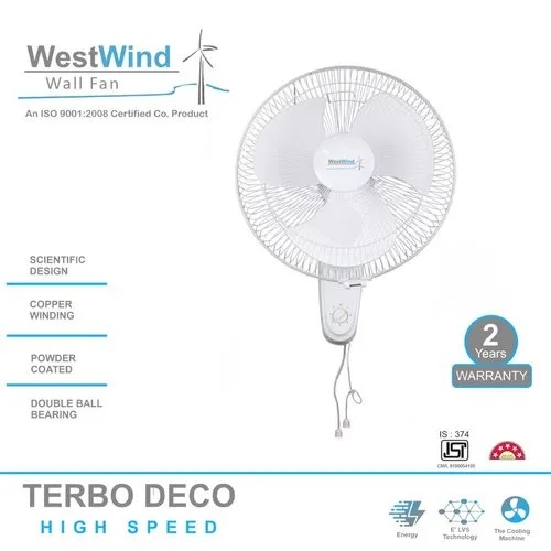West Wind Wall Mount Fan